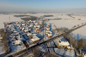 Friedhofstraße und Dominikanerweg im Winter